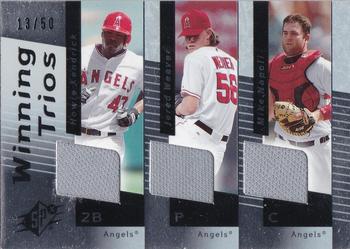 2007 SPx - Winning Trios Silver #WT-25 Howie Kendrick / Jered Weaver / Mike Napoli Front
