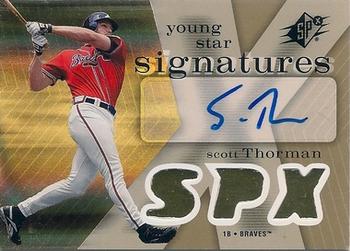 2007 SPx - Young Stars Signatures #YS-ST Scott Thorman Front
