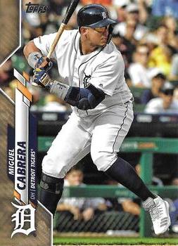 2020 Topps - Gold #336 Miguel Cabrera Front