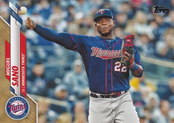 2020 Topps - Gold #424 Miguel Sano Front