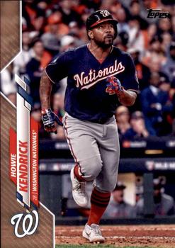 2020 Topps - Gold #655 Howie Kendrick Front