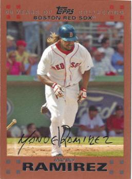 2007 Topps - Copper #315 Manny Ramirez Front