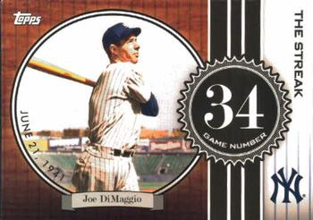 2007 Topps - Joe DiMaggio: The Streak #JD34 Joe DiMaggio Front