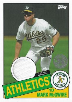 2020 Topps - 1985 Topps Baseball 35th Anniversary Relics (Series One) #85R-MMG Mark McGwire Front