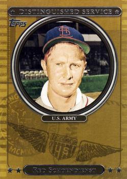 2007 Topps - Distinguished Service #DS24 Red Schoendienst Front