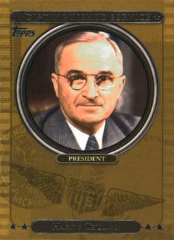 2007 Topps - Distinguished Service #DS9 Harry Truman Front