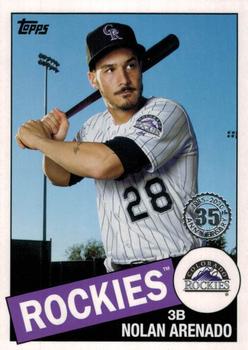 2020 Topps - 1985 Topps Baseball 35th Anniversary (Series One) #85-41 Nolan Arenado Front