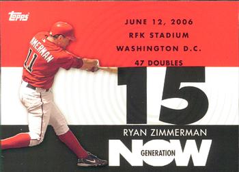 2007 Topps - Generation Now #GN233 Ryan Zimmerman Front