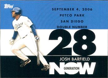 2007 Topps - Generation Now #GN578 Josh Barfield Front