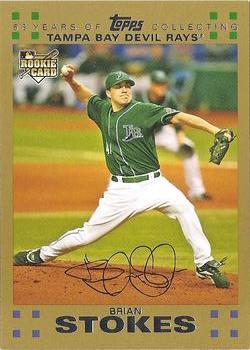 2007 Topps - Gold #276 Brian Stokes Front