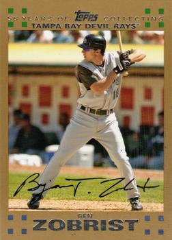 2007 Topps - Gold #369 Ben Zobrist Front