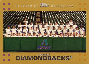 2007 Topps - Gold #598 Arizona Diamondbacks Front