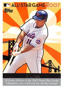 2007 Topps - Home Run Derby Contest #NNO Carlos Beltran Front