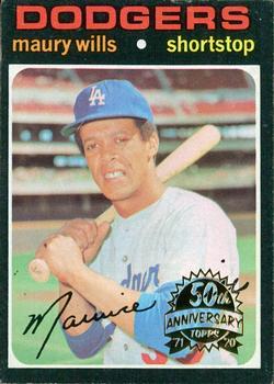 2020 Topps Heritage - 50th Anniversary Buybacks #385 Maury Wills Front