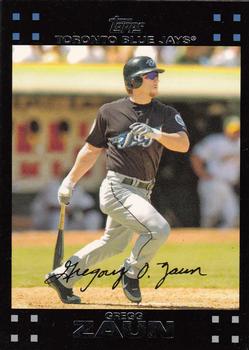 2007 Topps - Red Back #36 Gregg Zaun Front