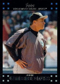 2007 Topps - Red Back #252 John Gibbons Front