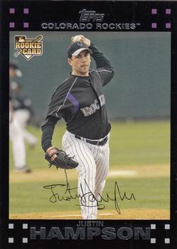 2007 Topps - Red Back #637 Justin Hampson Front