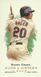 2007 Topps Allen & Ginter - Mini #99 Shawn Green Front