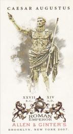2007 Topps Allen & Ginter - Mini Emperors #E2 Caesar Augustus Front