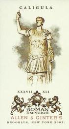 2007 Topps Allen & Ginter - Mini Emperors #E4 Caligula Front