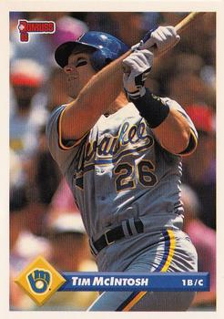 1993 Donruss #367 Tim McIntosh Front