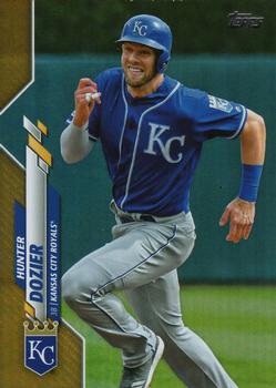 2020 Topps - Gold Foil #54 Hunter Dozier Front