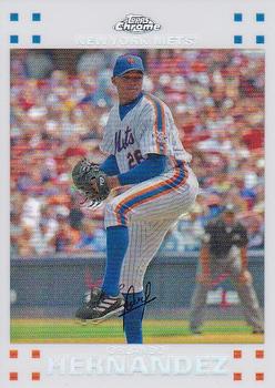 2007 Topps Chrome - White Refractors #10 Orlando Hernandez Front