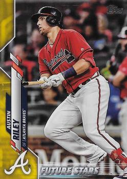 2020 Topps - Yellow #266 Austin Riley Front