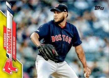 2020 Topps - Yellow #321 Eduardo Rodriguez Front