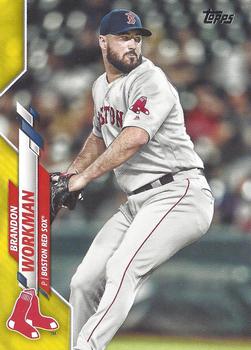 2020 Topps - Yellow #498 Brandon Workman Front