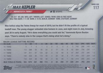 2020 Topps - Purple #117 Max Kepler Back