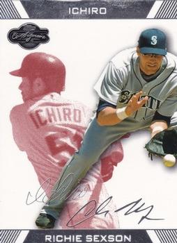 2007 Topps Co-Signers - Red #63 Richie Sexson / Ichiro Suzuki Front