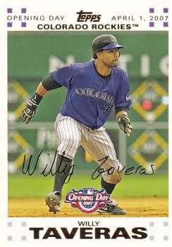 2007 Topps Opening Day - Gold #33 Willy Taveras Front