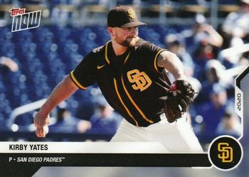 2020 Topps Now Road to Opening Day San Diego Padres #OD-428 Kirby Yates Front