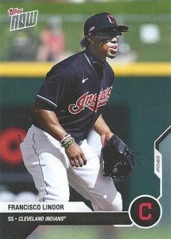2020 Topps Now Road to Opening Day Cleveland Indians #OD-96 Francisco Lindor Front