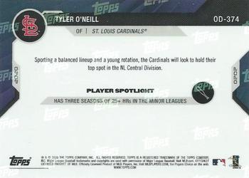 2020 Topps Now Road to Opening Day St. Louis Cardinals #OD-374 Tyler O'Neill Back