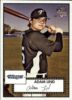 2007 Topps Rookie 1952 Edition - Black Back #60 Adam Lind Front