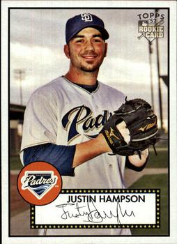 2007 Topps Rookie 1952 Edition - Black Back #86 Justin Hampson Front