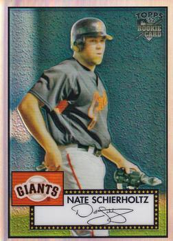 2007 Topps Rookie 1952 Edition - Chrome Refractors #TCRC21 Nate Schierholtz Front