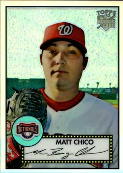 2007 Topps Rookie 1952 Edition - Chrome Refractors #TCRC43 Matt Chico Front