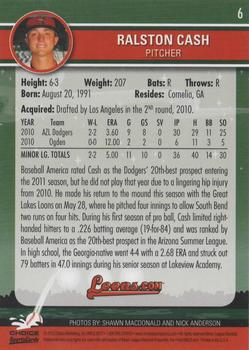 2012 Choice Great Lakes Loons #6 Ralston Cash Back