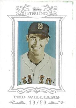 2007 Topps Sterling - Framed White Suede #118 Ted Williams Front