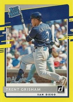 2020 Donruss - Yellow #43 Trent Grisham Front