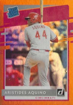 2020 Donruss - Holo Orange #39 Aristides Aquino Front