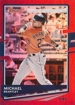 2020 Donruss - Holo Red #116 Michael Brantley Front