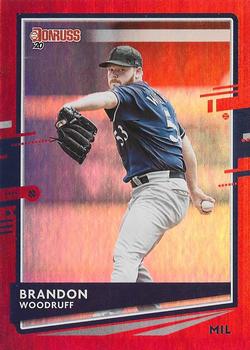 2020 Donruss - Holo Red #135 Brandon Woodruff Front