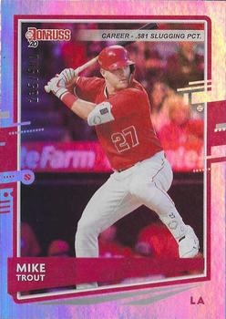 2020 Donruss - Career Stat Line #129 Mike Trout Front