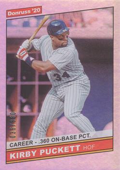 2020 Donruss - Career Stat Line #217 Kirby Puckett Front