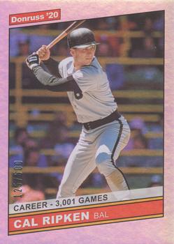 2020 Donruss - Career Stat Line #224 Cal Ripken Front