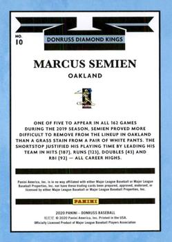 2020 Donruss - Look At This Emoji #10 Marcus Semien Back